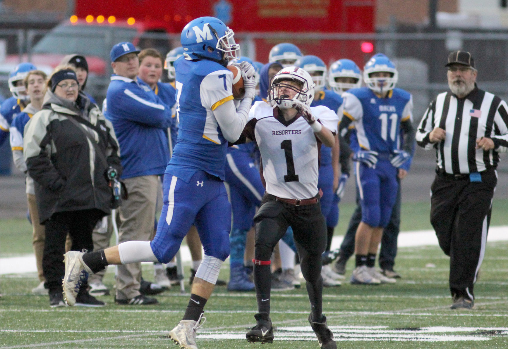 Elkhart Lake-Glenbeulah at McDonell football 10-4-19